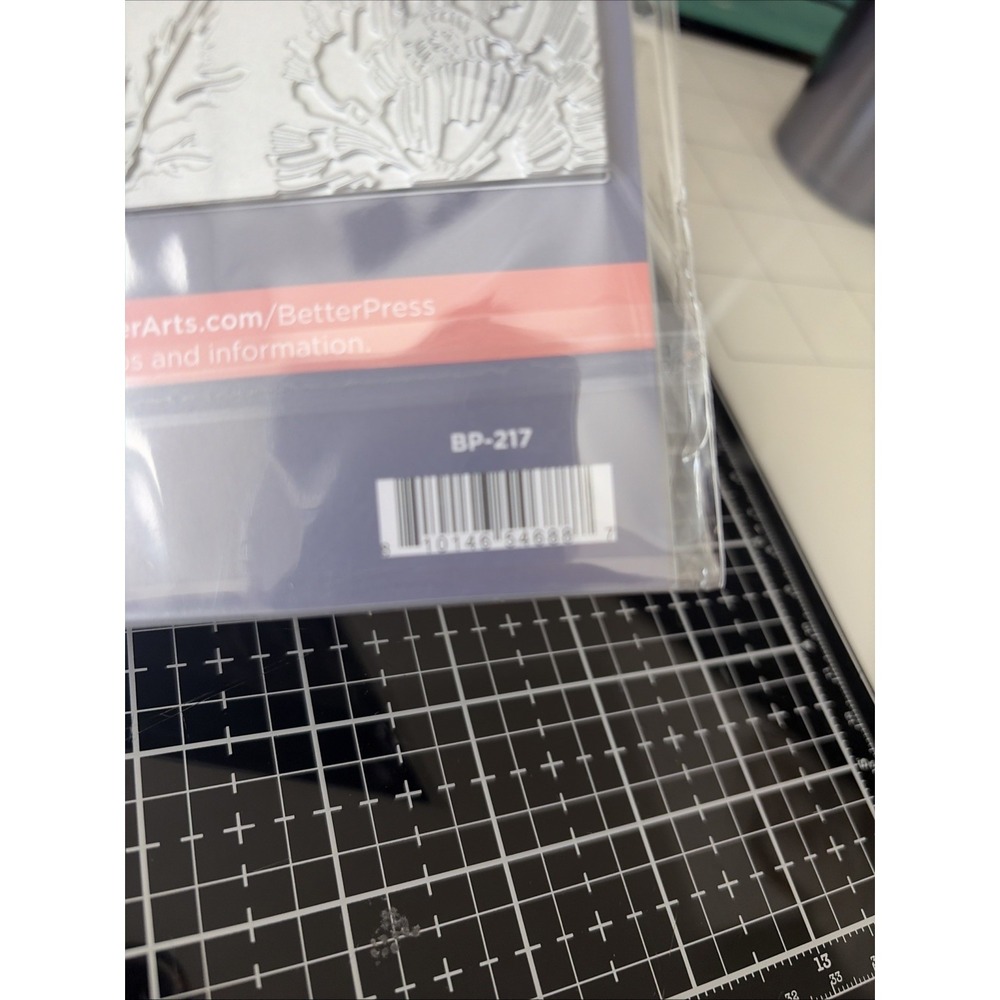 Spellbinders BetterPress Press Plates Poppy Background, BP-217 Yana Smakula New - Picture 7 of 10